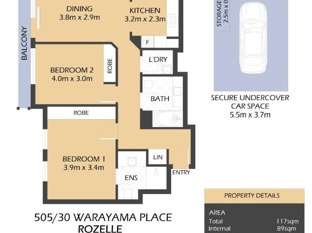 Apartment for sale in Rozelle, New South Wales