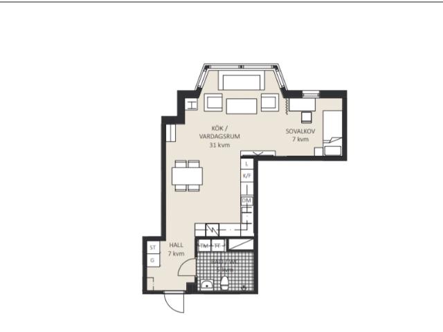 Lägenhet hyra i Mariefred, Södermanland