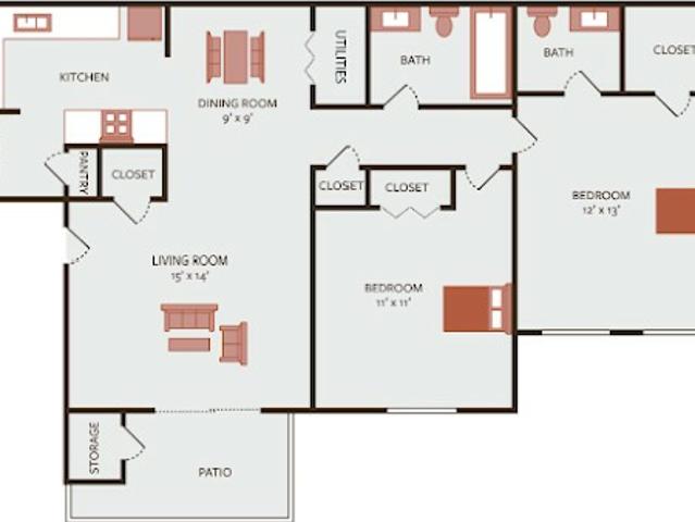 Apartment for rent in Melbourne, Florida