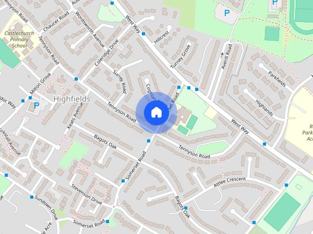 House for rent in Highfields, Stafford