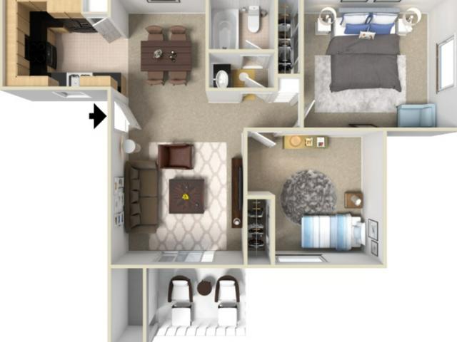 Apartment for rent in Solano, California