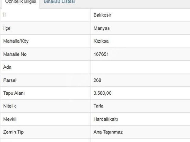 Manyas, Balikesir içerisinde satılık Arsa