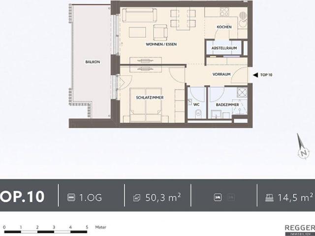 Apartment kaufen in Völkendorf, Judendorf-Straßengel