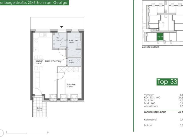 Apartment mieten in Brunn am Gebirge, Niederösterreich