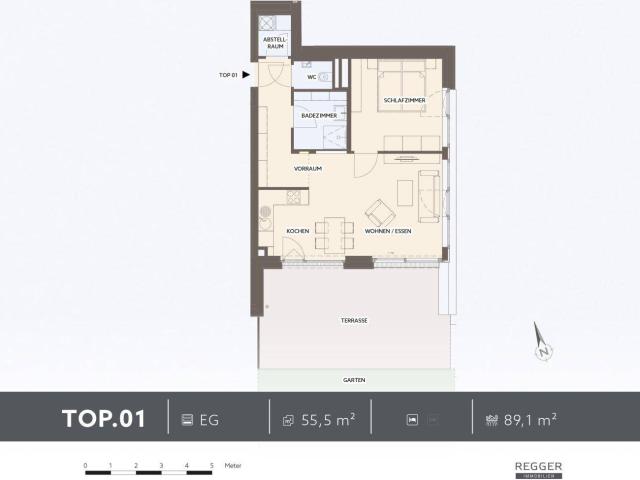 Apartment kaufen in Völkendorf, Judendorf-Straßengel