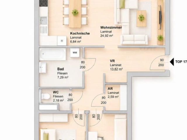Apartment mieten in Gries, Gersdorf-Feistritz