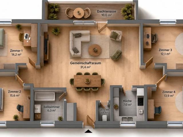 Wohnung kaufen in Oberhausen, Augsburg