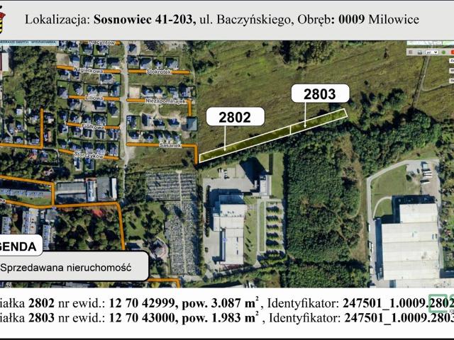 Grunt na sprzedaż w Sosnowiec, Śląskie