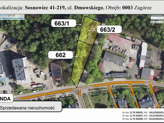 Grunt na sprzedaż w Sosnowiec, Śląskie