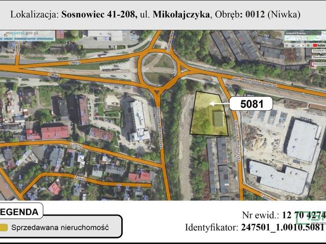 Grunt na sprzedaż w Sosnowiec, Śląskie