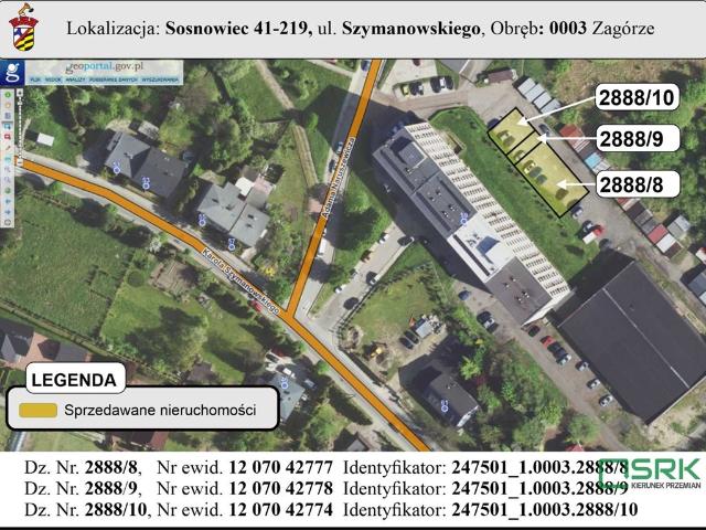 Grunt na sprzedaż w Sosnowiec, Śląskie
