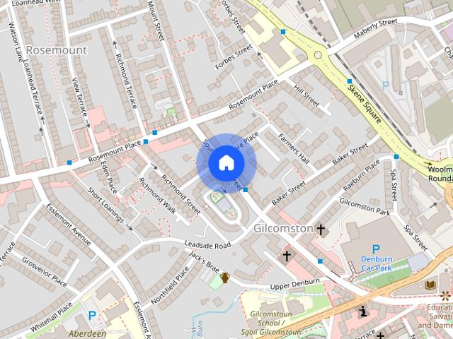 Apartment for rent in Gilcomston, Ballindoch