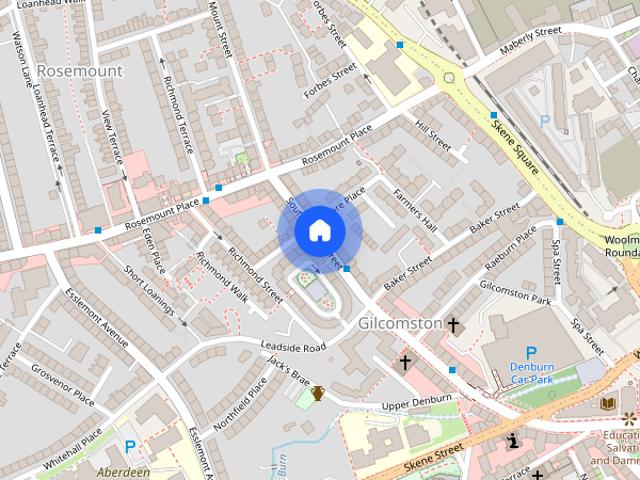 Apartment for rent in Gilcomston, Ballindoch