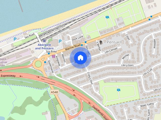 Apartment for rent in Pensarn, Wales