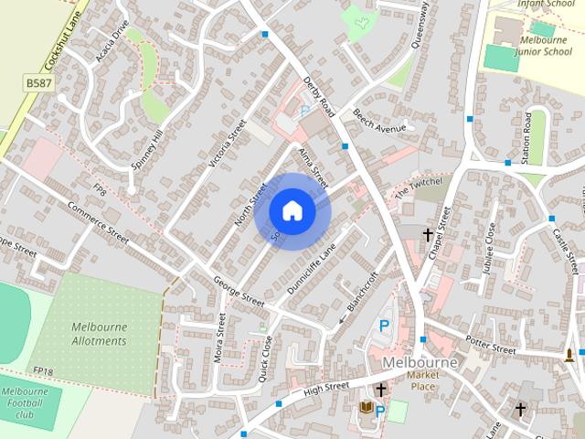House for rent in King's Newton, South Derbyshire