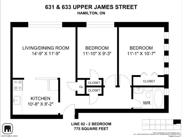 Apartment for rent in Hamilton, Golden Horseshoe