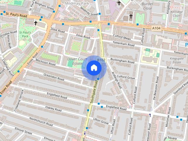 Apartment for rent in Dalston, De Beauvoir Town