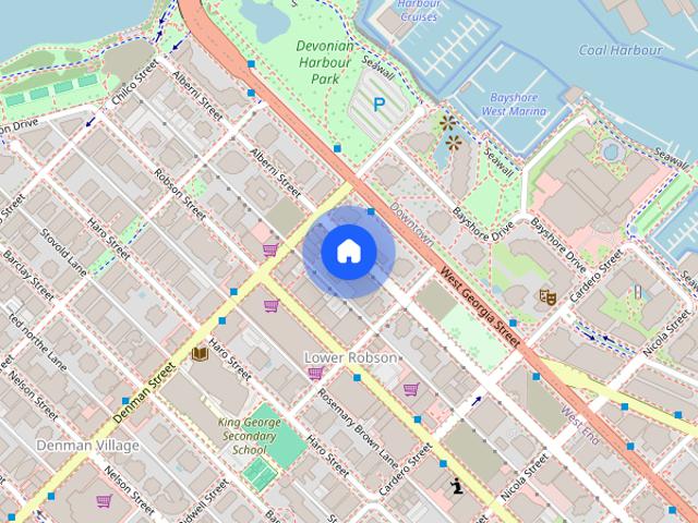 Apartment for rent in Lower Robson, Vancouver