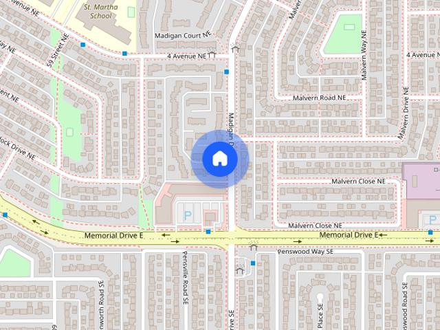 Townhouse for rent in Marlborough Park, Calgary