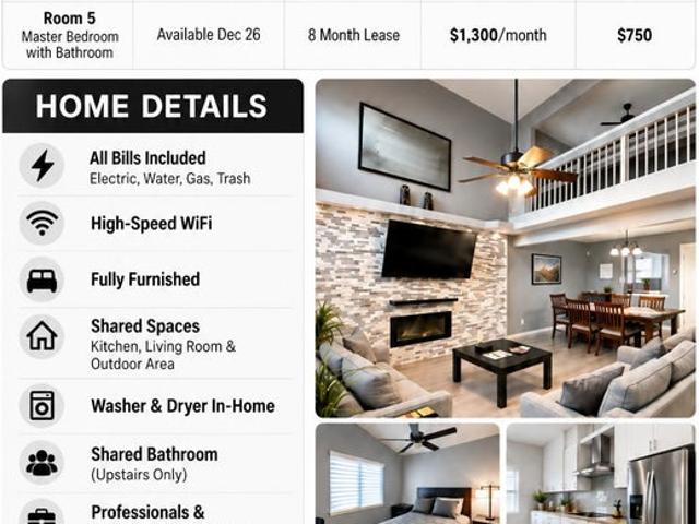 Room for rent in El Paso, El Paso County