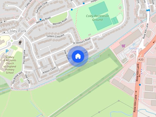 Room for rent in Coley Park, Reading