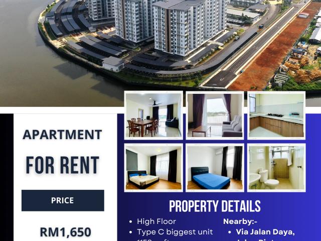 Apartment for rent in Kuching, Sarawak