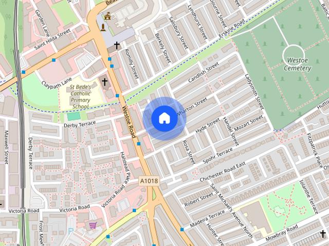 Apartment for rent in Westoe, South Shields