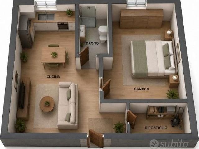 Appartamento in affitto a Samarate, Lombardia