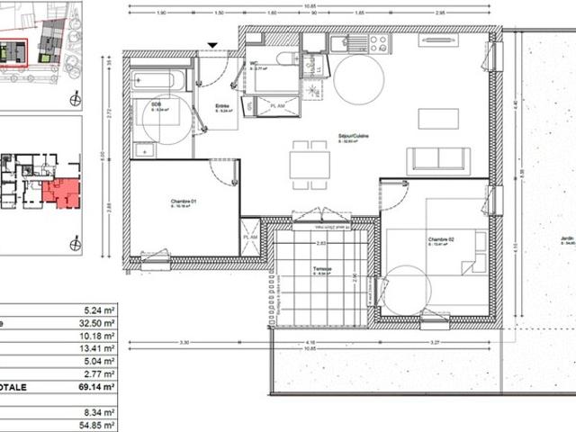 Appartement vente à Clermont-Ferrand, Cournon-d'auvergne
