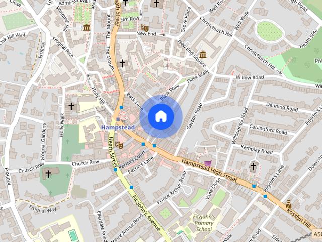 House for rent in Hampstead, Belsize Park