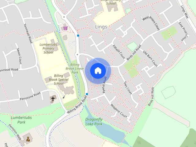 House for rent in Lings, Northampton