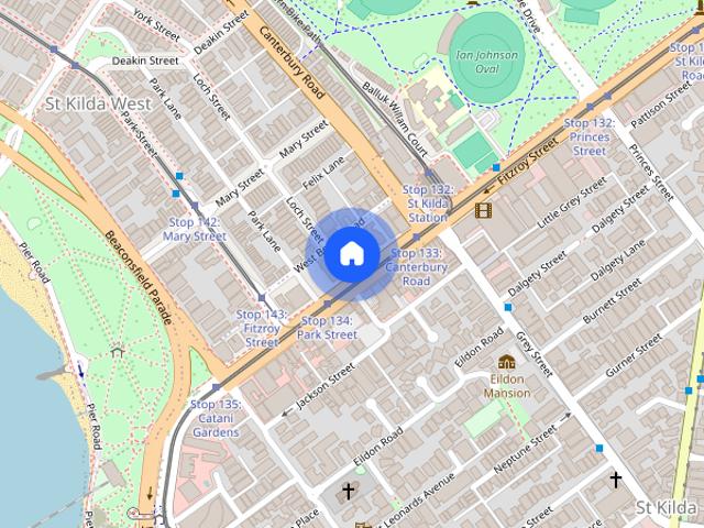 Apartment for rent in St Kilda West, Melbourne