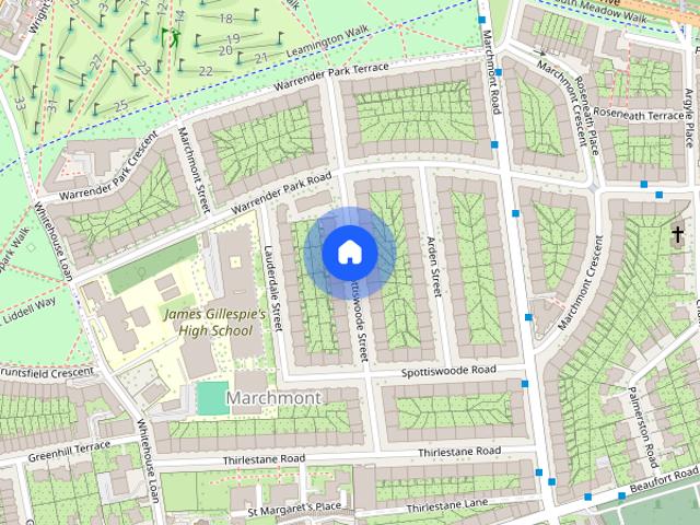 Apartment for rent in Marchmont, Scotland
