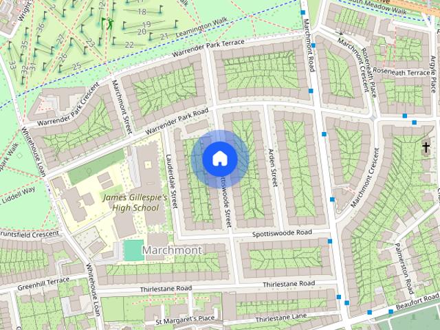 Apartment for rent in Marchmont, Scotland
