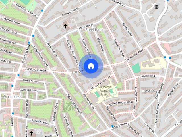 House for rent in Crookes, South Yorkshire