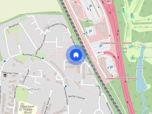 Apartment for rent in Broadfields, Greater London