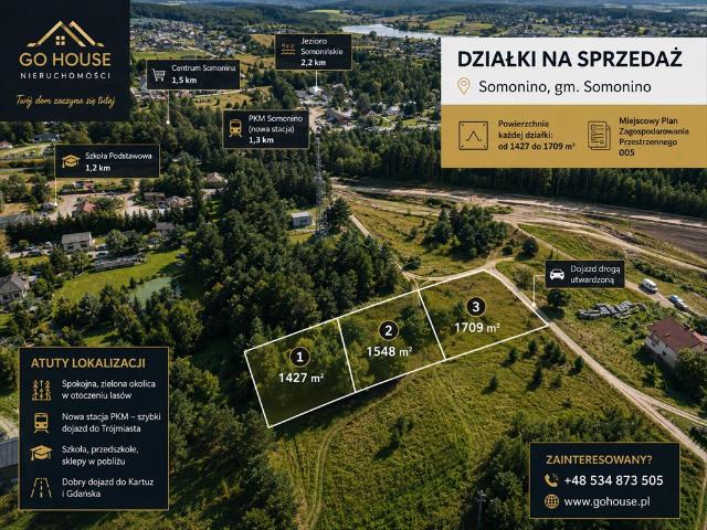 Grunt na sprzedaż w Somonino, Pomorskie