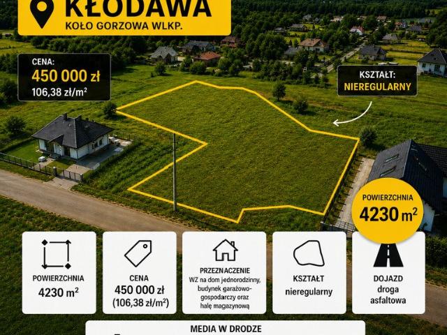 Grunt na sprzedaż w Gorzów Wielkopolski, Lubuskie