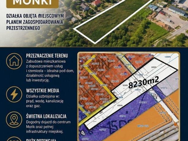 Grunt na sprzedaż w Mońki, Podlaskie