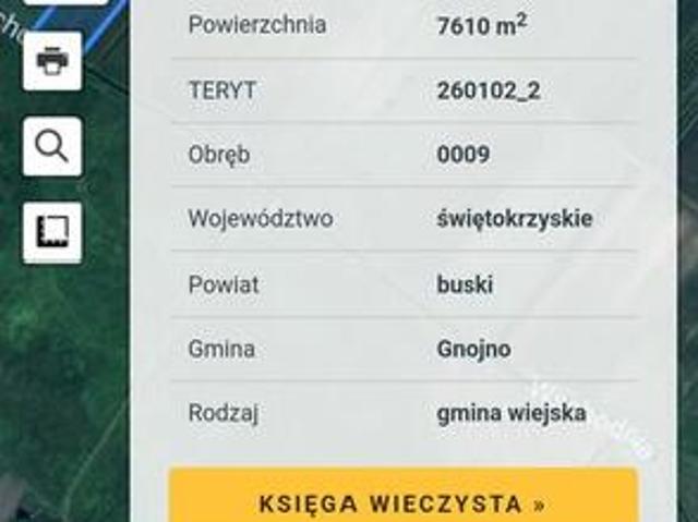 Grunt na sprzedaż w Gnojno, Świętokrzyskie