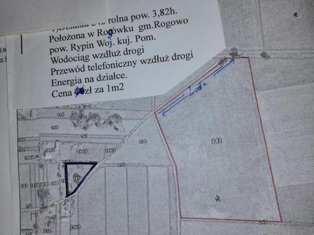 Grunt na sprzedaż w Rogowo, Kujawsko-pomorskie