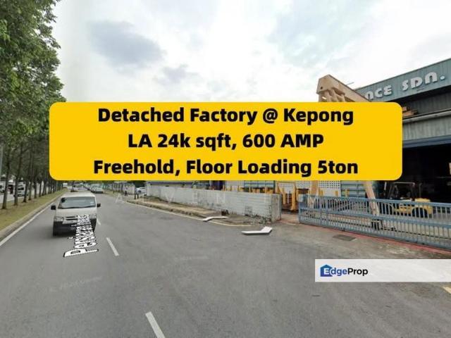 Warehouse for sale in Kepong, Kuala Lumpur