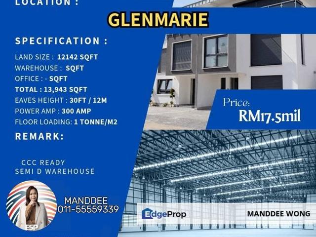 Warehouse for sale in Petaling, Damansara Damai