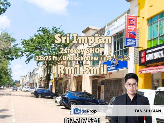 Shop for sale in Bukit Ledang, Johor