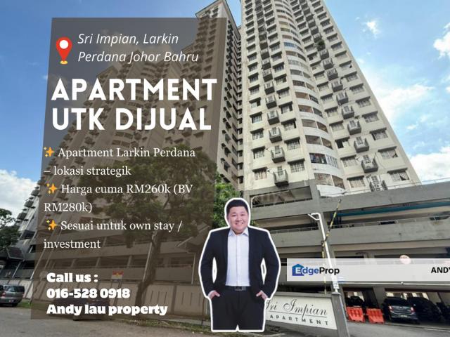 Condominium for sale in Johore Bahru, Johor