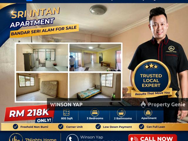 Apartment for sale in Masai, Johor