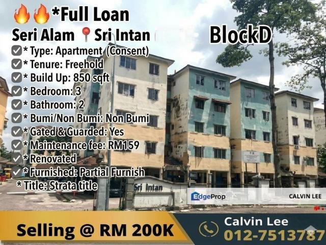 Flat for sale in Bandar Seri Alam, Masai