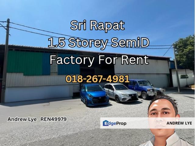 Warehouse for rent in Perak, Tanjong Ipoh