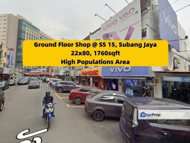 Shop for rent in Petaling, Subang Jaya