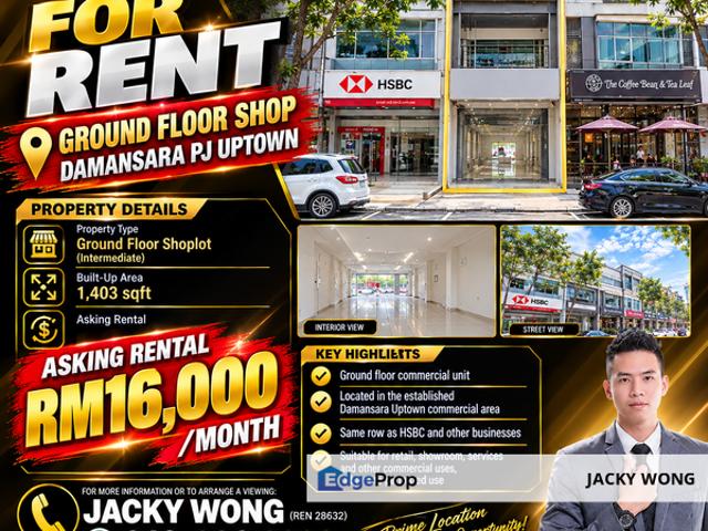 Shop for rent in SS 21, Petaling Jaya